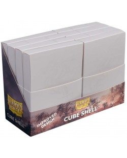 Kutije za kartice Dragon Shield Cube Shell - Ashen White (8 kom.)